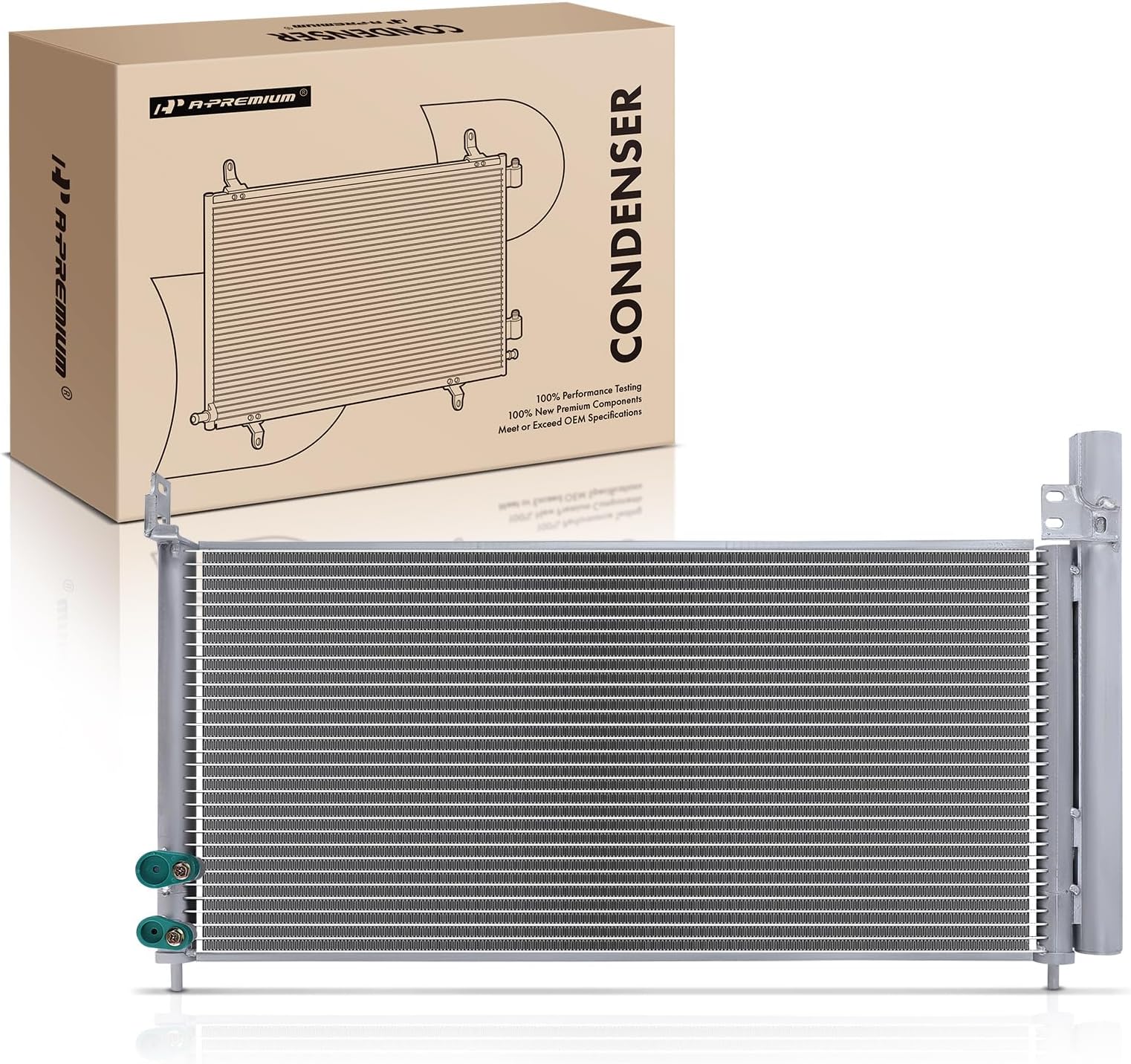 A-Premium Air Conditioning AC A/C AC Condenser Compatible with Lexus HS250h 2010 2011 2012 L4 2.4L