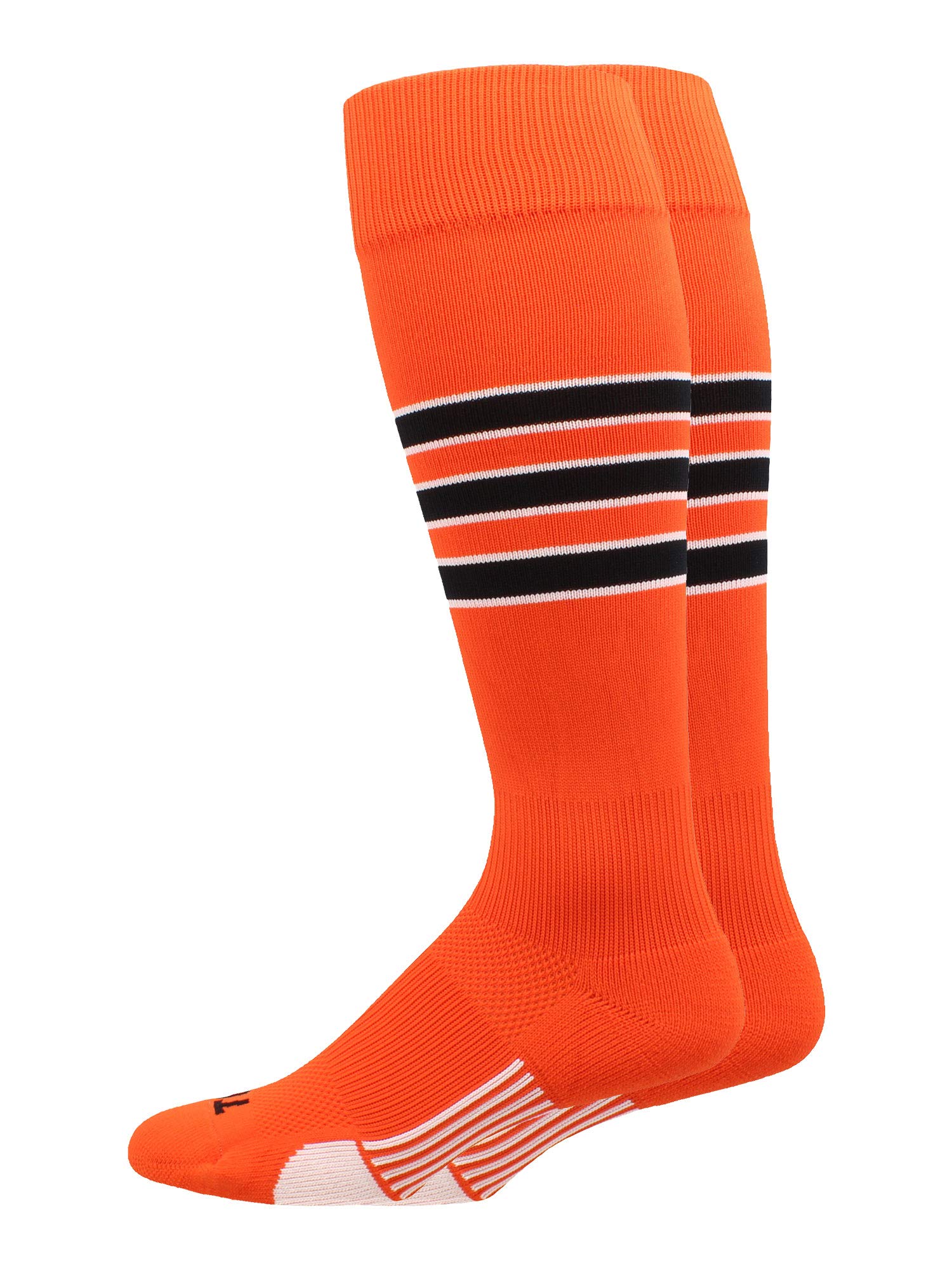 MadSportsStuff Softball Socks Baseball Socks | White &amp; Team Colors | USA Made | Sizes for Girls, Youth Boys, Men &amp; Women