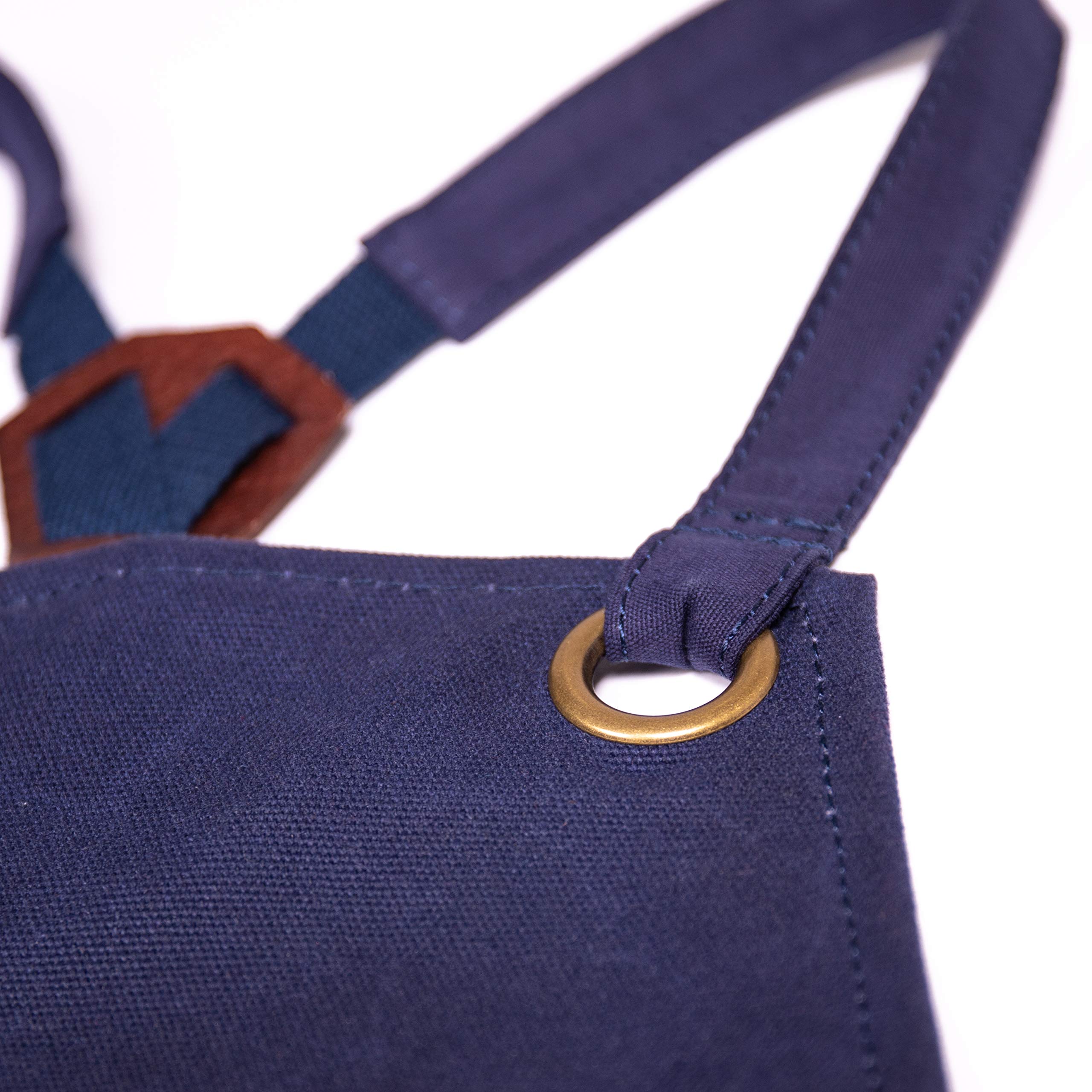 Alaskan MAKER Schürze für Damen und Herren aus beschichtetem Segeltuch, Nr. 515, zum Basteln, Küche, Gartenarbeit und Grillen, mit Kreuzgurten, Universalgröße