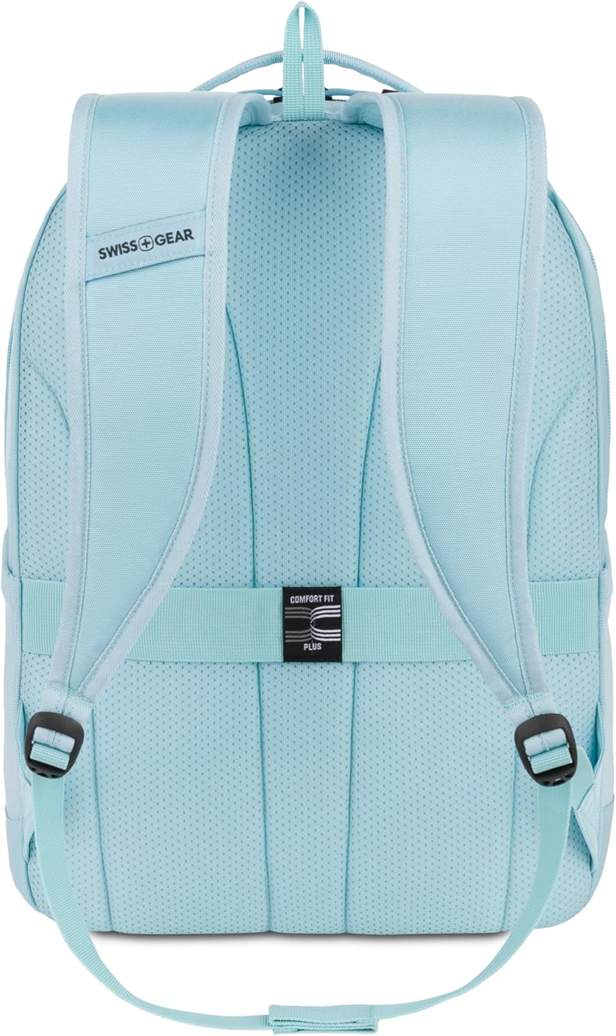 SwissGear Orientation Laptop Backpack, Light Blue, 17"x12"x7" - Image 10