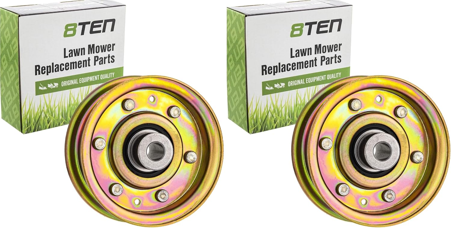 8TEN Flat Idler Pulley for MTD Cub Cadet LTX 1042 1045 1046 LT2000 756-0981A 756-04224