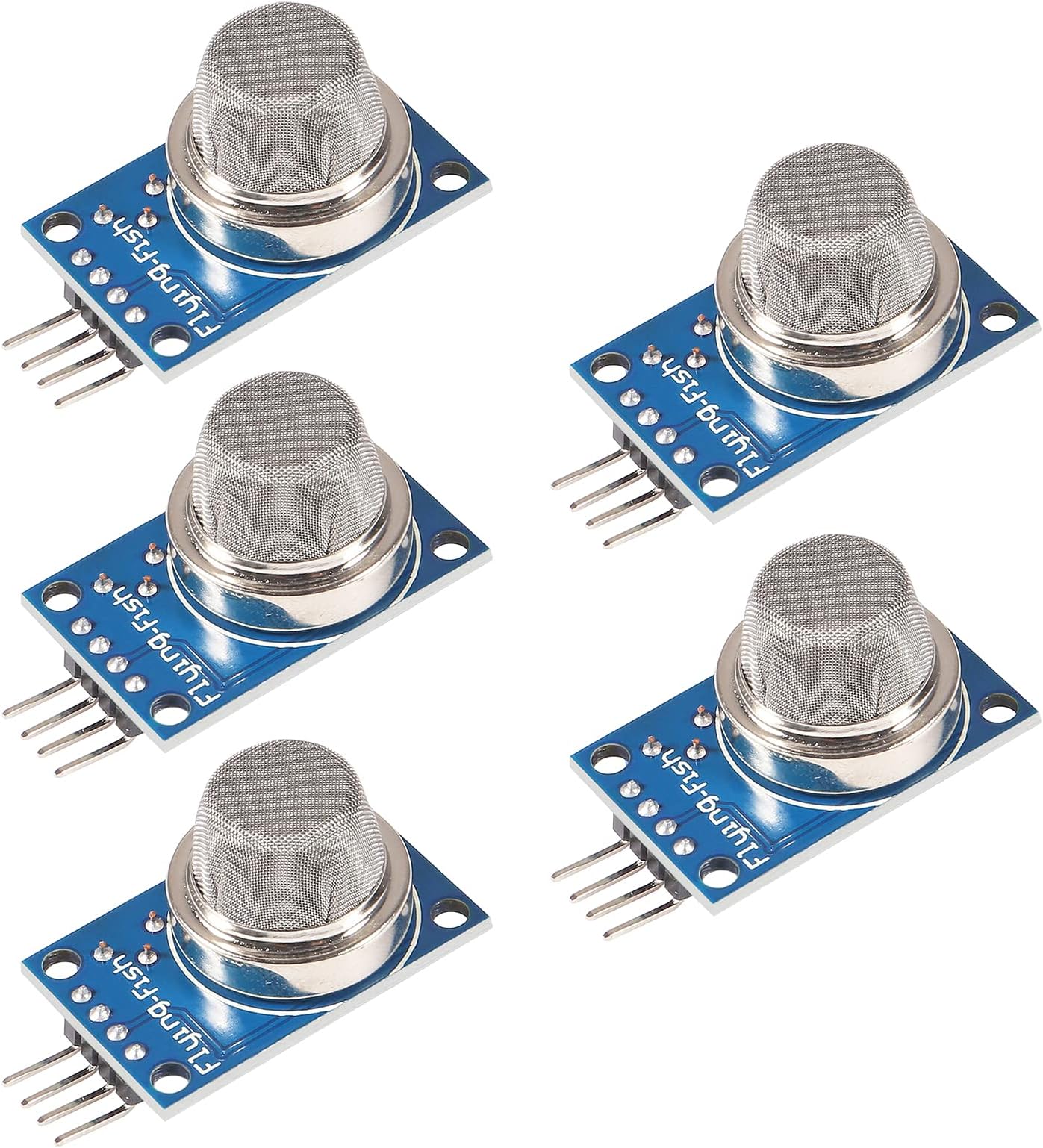 ACEIRMC 5pcs MQ-6 LPG Gas Sensor Module Liquefied Propane Iso-Butane Butane Combustible Gas Detection Sensor for Arduino Raspberry Pi ESP8266 MQ2 5V DC (MQ-6)