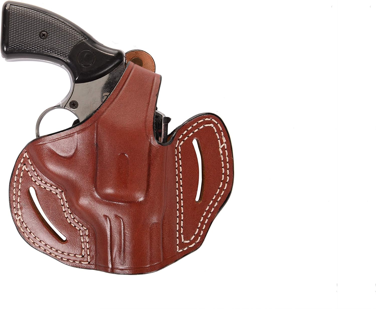 Pusat Holster | Hand-Molded Leather Thumb Break OWB Holster Ruger GP100 .357 MAG 2.5 inch - Right - Left Handed