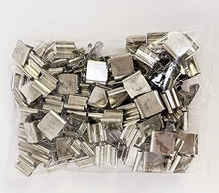 JIEDE 100 PCS Metal Wick Sustainer,Wick Holder for Wood Wick Candle