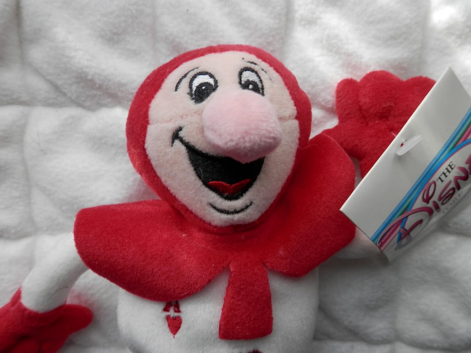 Disneys Alice in Wonderland, Red Card of Hearts Bean Bag - Image 3