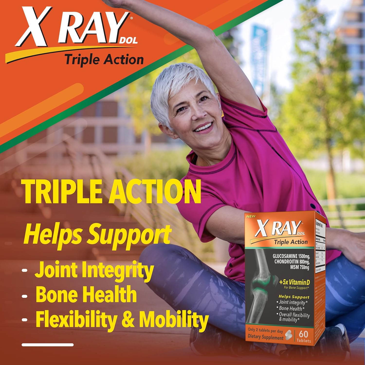 X RAY Triple Action Suplemento Alimenticio para mejorar la salud de las