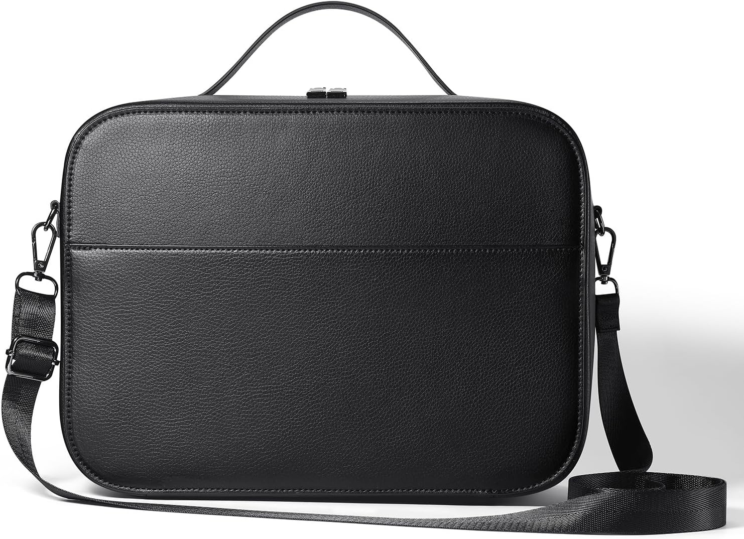 Storage Bag for Vision Pro Virtual Reality Glasses, Protable Handbag Shockproof Shoulder Carrying Bag Travel Large Space VR Portable Storage Bag (Black)