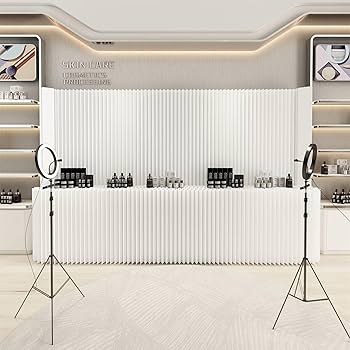 紙製パーテーション陳列展示台高さ1.5ｍ長さ3-4ｍ組立不要折りたたみ衝立仕切り 紙製パーテーション陳列展示台高さ1.5m長さ3-4m組立不要折りたたみ