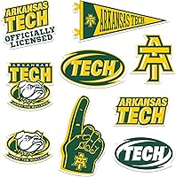 Vista 128 de Universidad de Florida Central - Paquete variado de 9 calcomanías de vinilo grandes de lujo - Laptop, botella de agua, álbumes de recortes, tableta