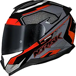 Capacete Masculino Norisk Razor Speedmax Preto Cinza Moto