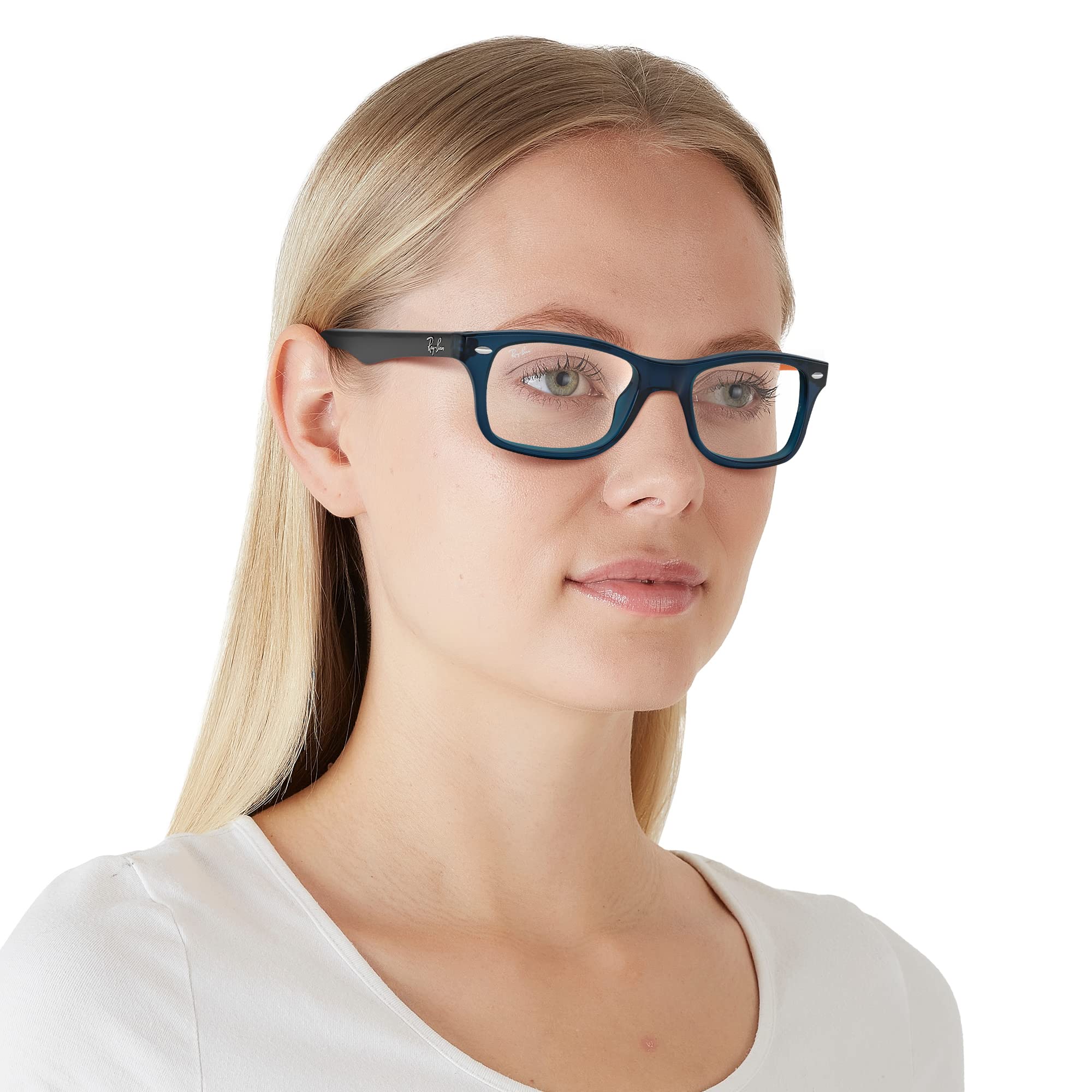 Ray-Ban Damskie oprawki okularów 0rx 5228 5547 53, niebieskie (niebieskie)