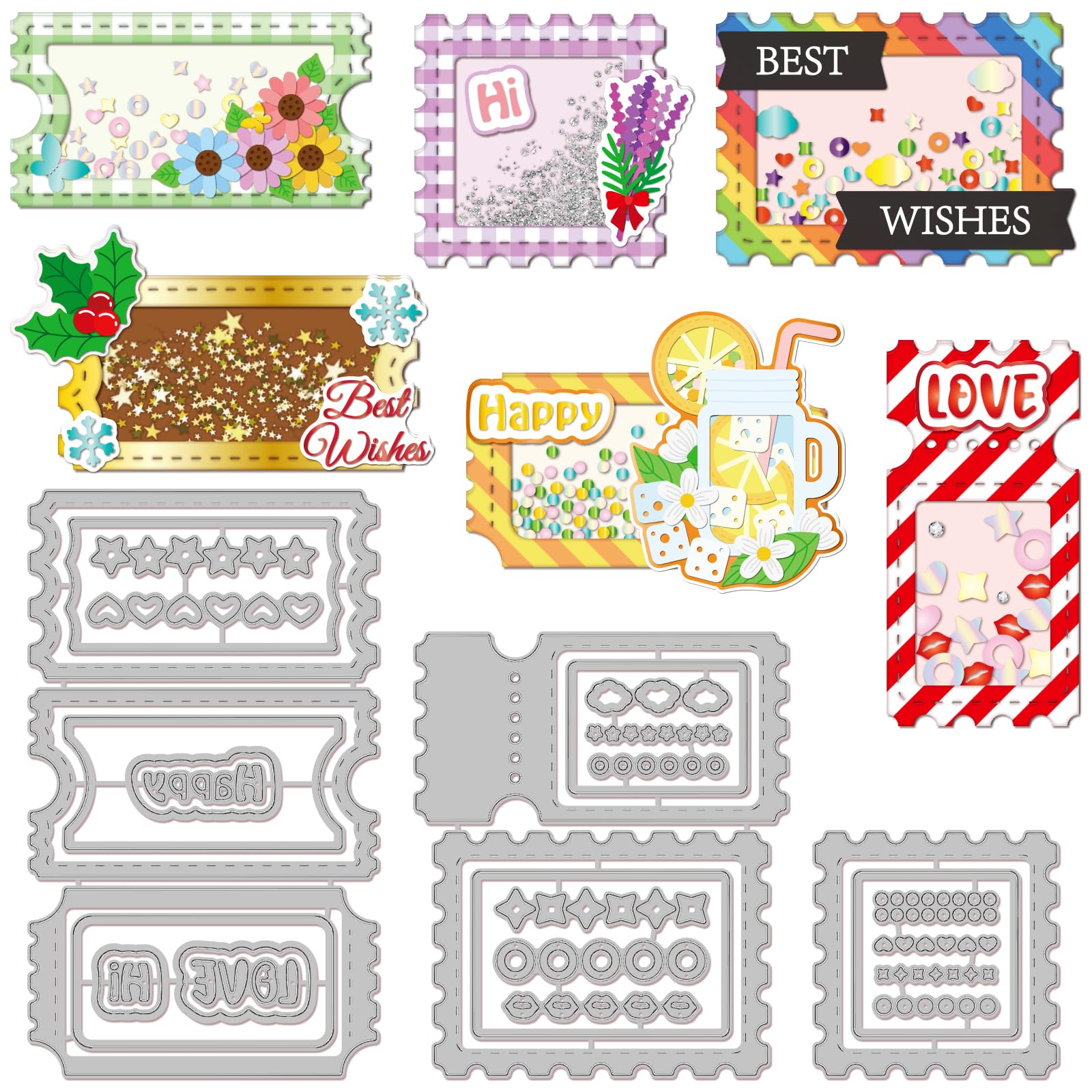 amazon-com-globleland-3-sets-27-pcs-postage-stamp-tickets-shaker-cutting-dies-for-diy-scrapbooking-metal-vintage-stamp-frame-die-cuts-embossing-stencils-template-for-paper-card-making-decoration for Free Printable Postage Stamp Template Amazon.com: GLOBLELAND 3 Sets 27 Pcs Postage Stamp Tickets Shaker Cutting Dies for DIY Scrapbooking Metal Vintage Stamp Frame Die Cuts Embossing Stencils Template for Paper Card Making Decoration for Free Printable Postage Stamp Template