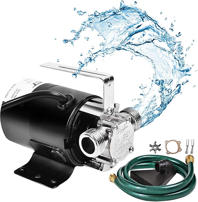 SumpMarine Water Transfer Pump, 115V 330 Gallon Per Hour Portable