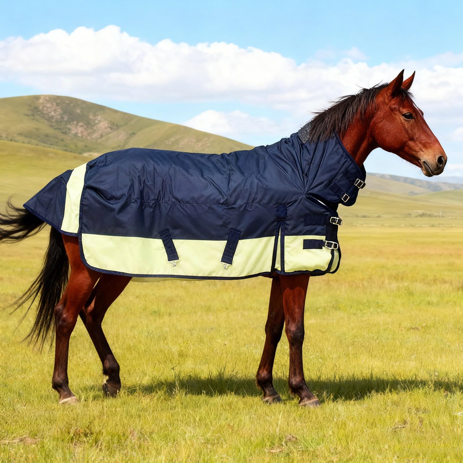 Generisch 2026 Couverture de cheval résistante, pour l'hiver, chaude et douillette, épaisse en tricot pour chats de petite à moyenne taille, gris, 110 cm
