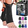 Modvel Foot & Ankle Brace Socks for Sprained Ankle Compression Sleeve - Plantar Fasciitis Relief Brace, Foot Support for pain Women & Men - Tendonitis & Arthritis Feet Sleeve, Stabilizing Ankles Wrap