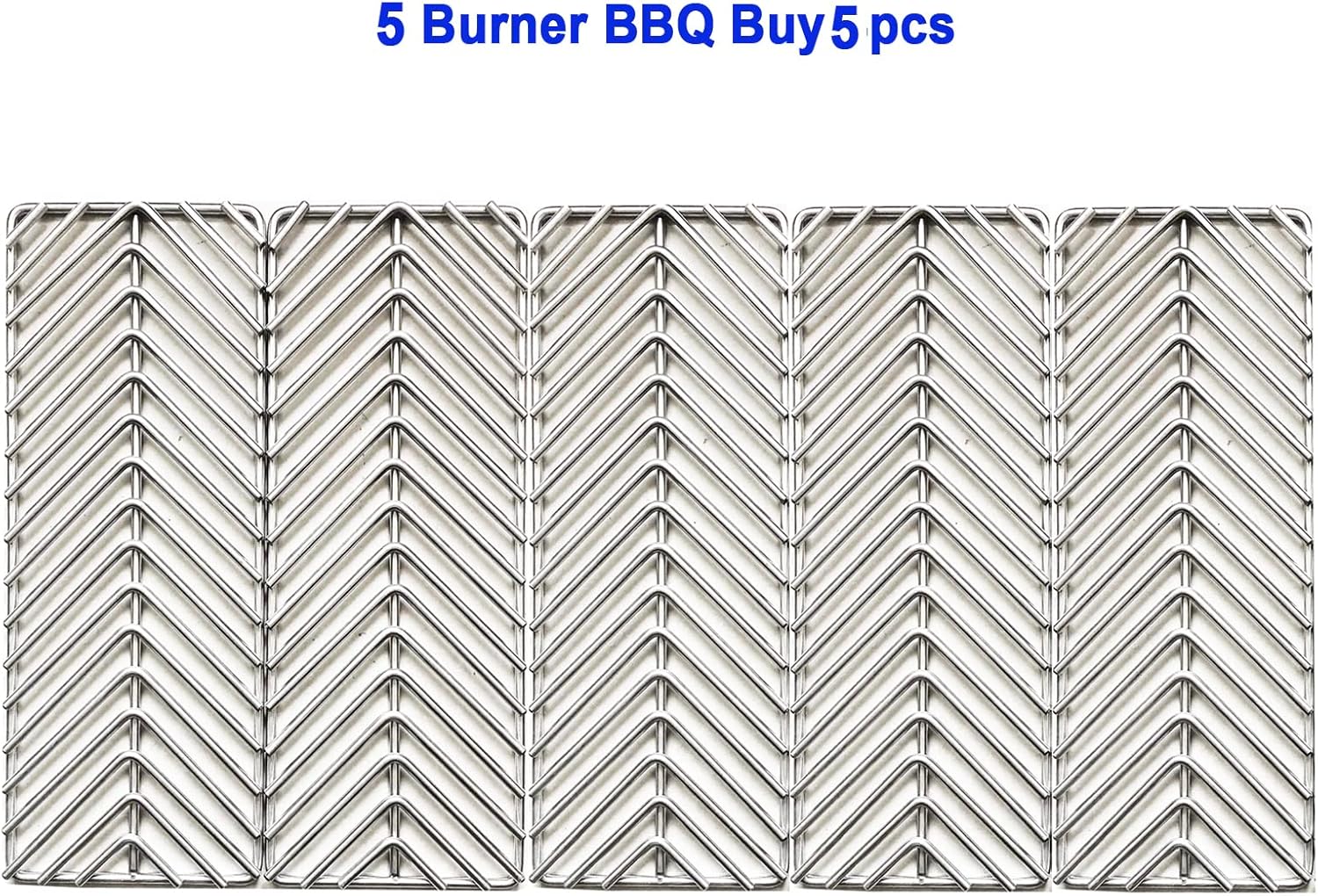 V-Style Cooking Grate Stainless Steel 304 BBQ Grill Burners for Cal Flame Cal Flame P-Series, G-Series, and Convection Gas Grills