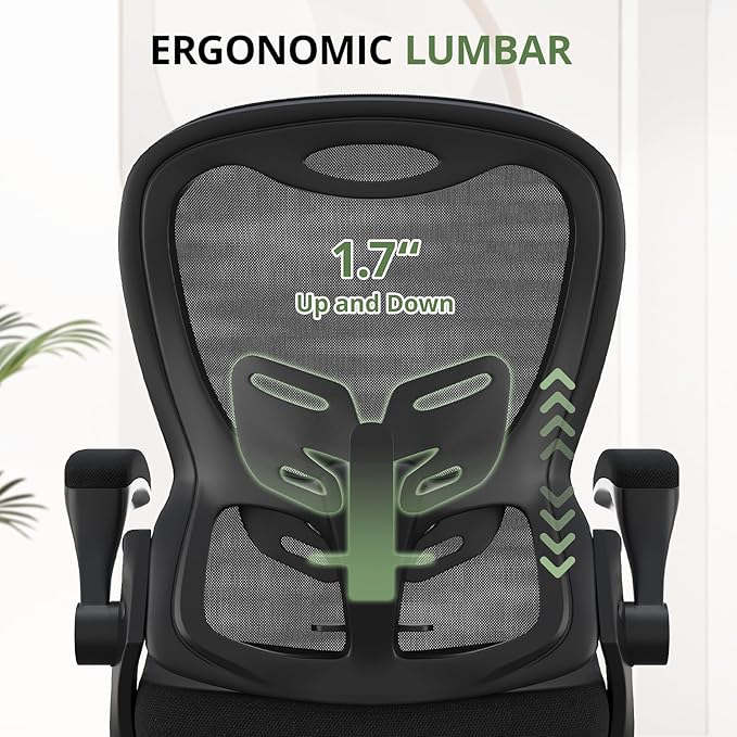 Silla de Oficina Ergonómica con Soporte Lumbar y Apoyabrazos miniatura 7