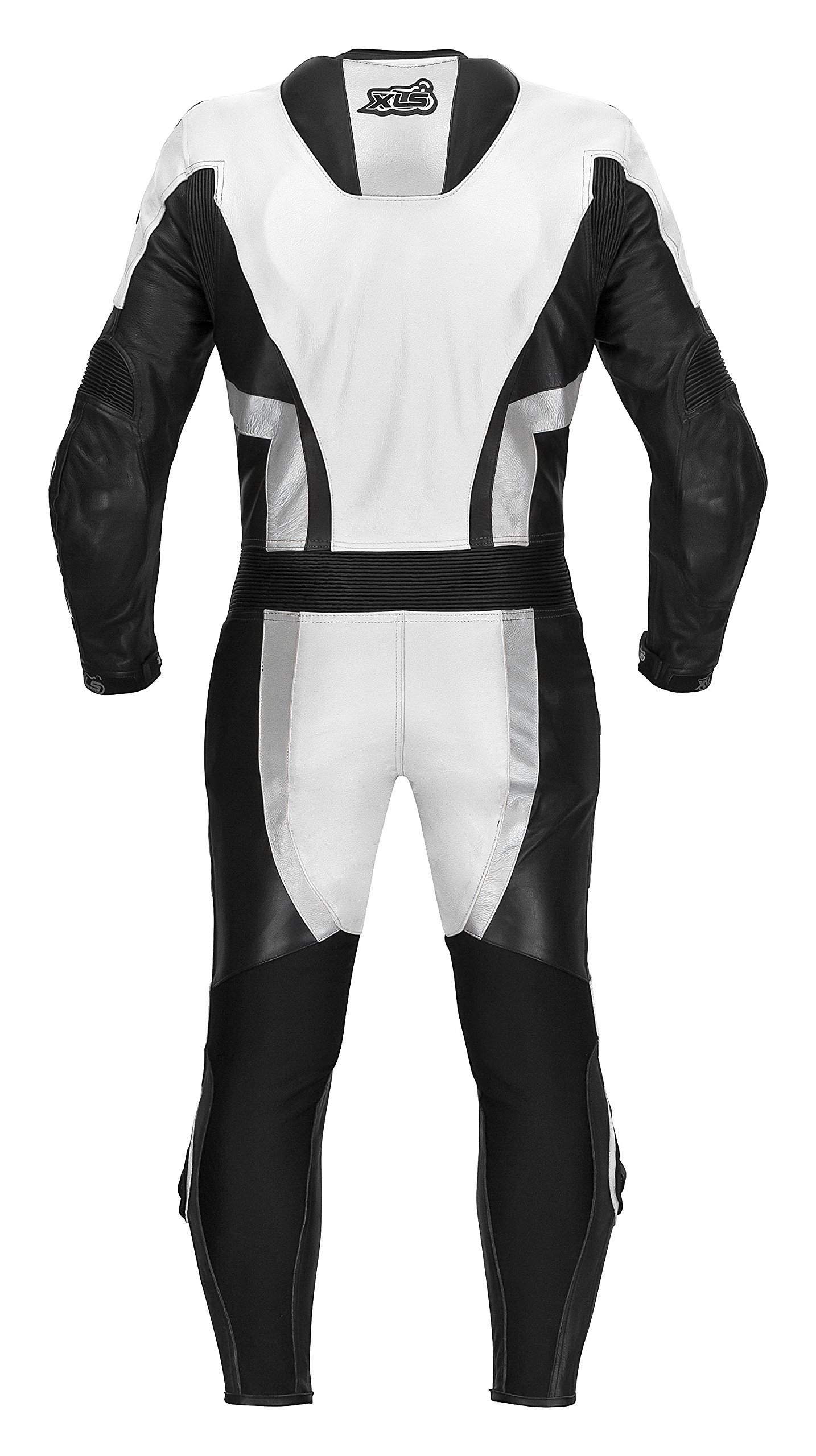 XLS Lederkombi Daytona Black-Matt - Gr. 46-62 - CE Protektoren - Rindsleder 1,2-1,4mm