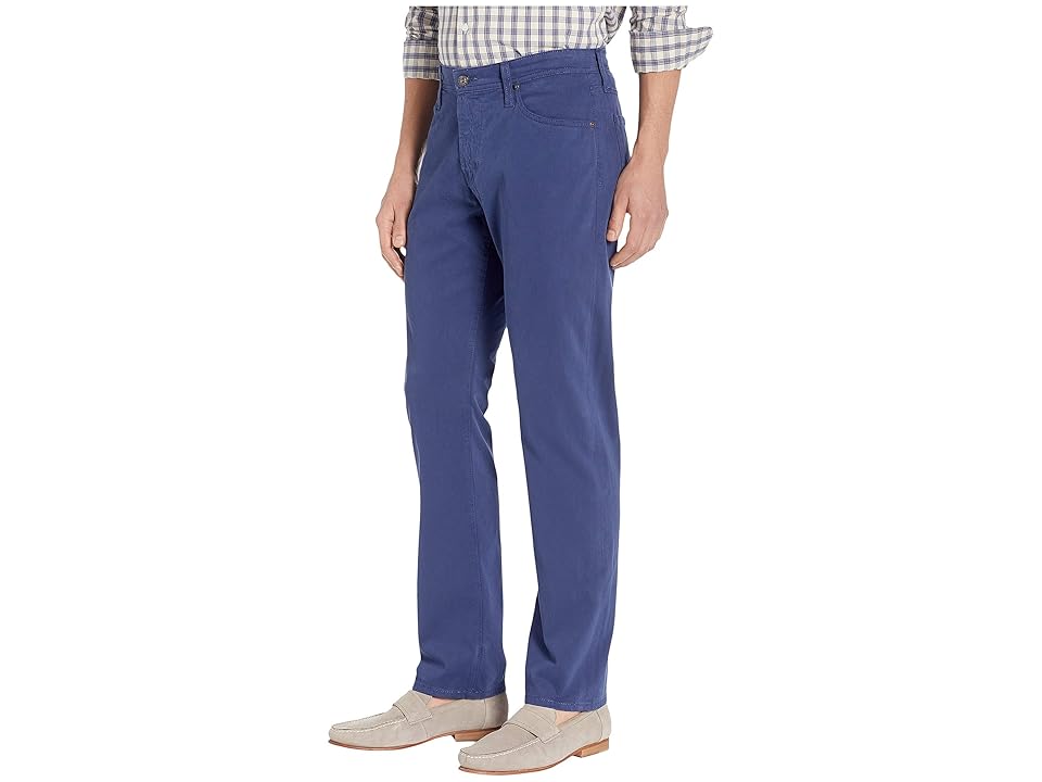 

AG Adriano Goldschmied The Graduate Tailored Straight SUD Sueded Stretch Sateen in Broken Tide (Broken Tide) Men's Casual Pants, Blue