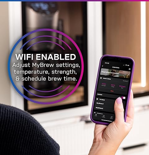 Miniatura 7 de GE Profile Smart Grind & Brew - Cafetera con depósito de agua sin vaina, depósito de agua de 90 onzas, jarra térmica de 10 tazas, control de voz