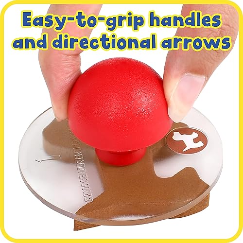 Miniatura 3 de READY 2 LEARN Sellos gigantes – Miembros de la familia – Juego de 10 sellos de espuma fáciles de sostener para niños – Sellos de arte y manualidades