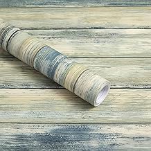 Adhesive Paper for Furniture Wood Blue 30 cm x 200 cm Sticker Vinyl Adhesive Furniture Roll Waterproof Decorative Kitchen Cabinet Table