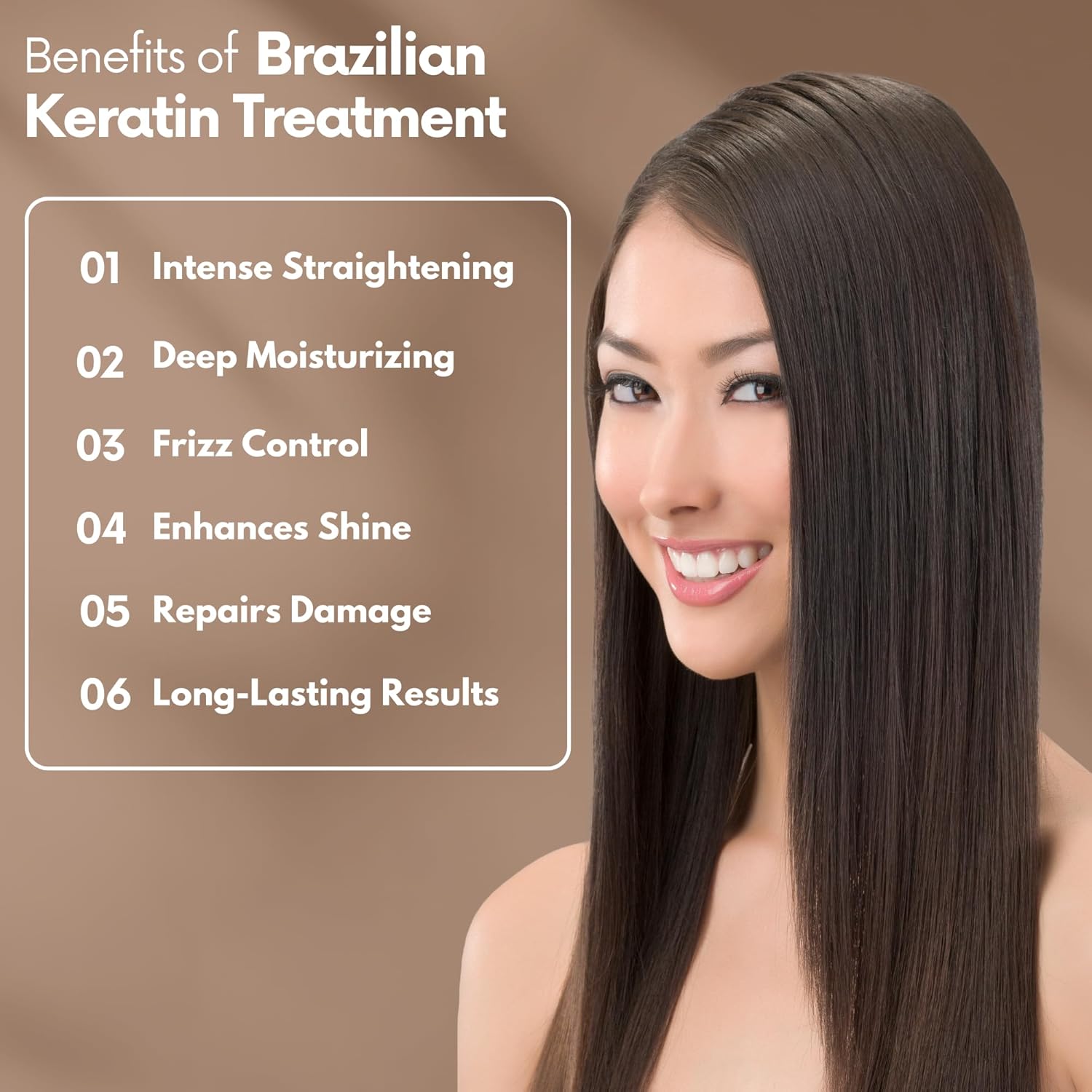 Brazilian Keratin Chocolate Extra Strong, Intensive Keratin Hair Treatment Straightening & Smoothing for Coarse Hair, Professional & Home Use, 32 fl oz - Image 4