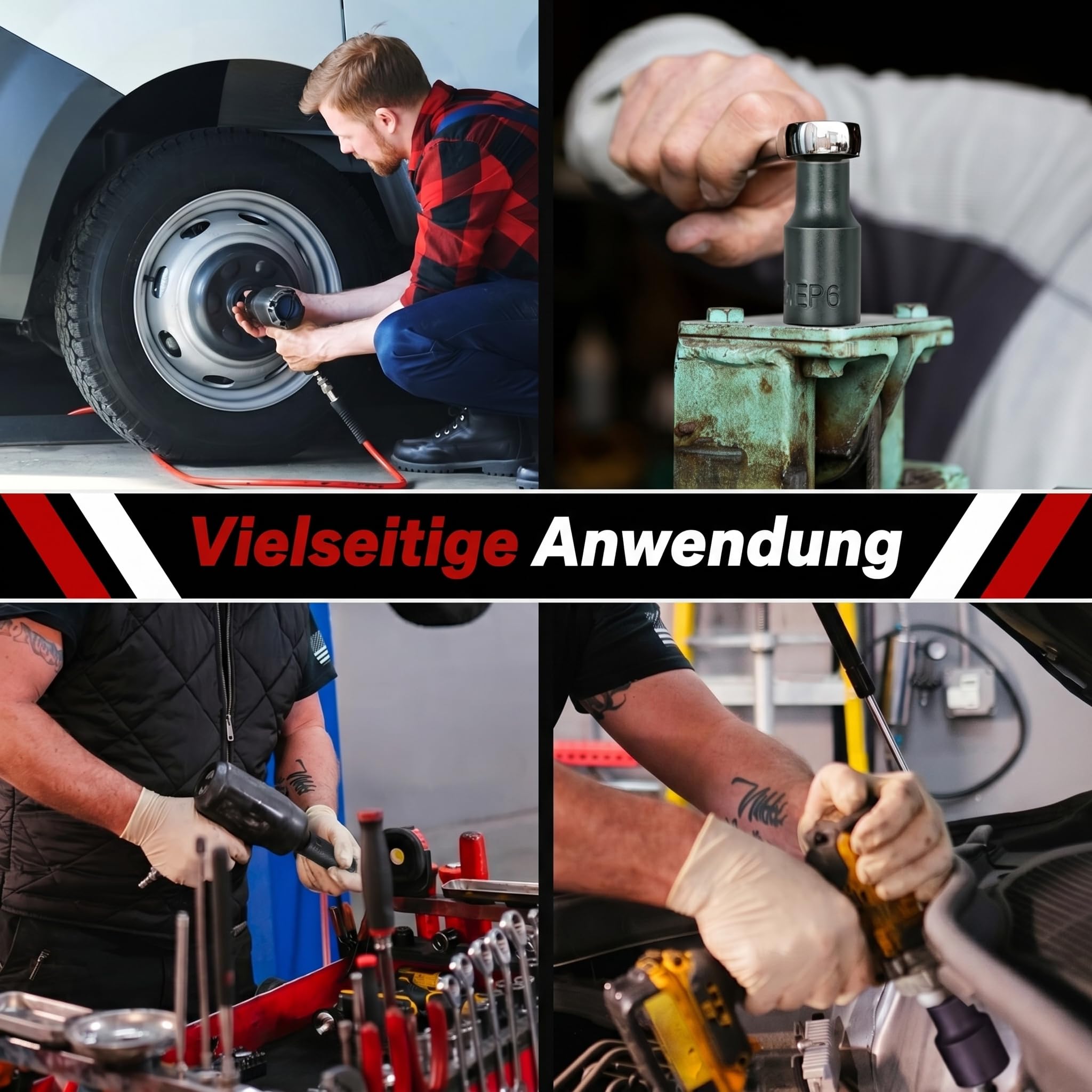 BILITOOLS Außen Torx Plus Stecknuss Satz, 19-tlg EP4-EP32 mit EP8.8