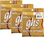 GHS Strings Acoustic Guitar Set (Light, Vintage Bronze, 85/15)