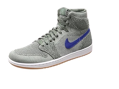 air jordan 1 retro high flyknit clay green