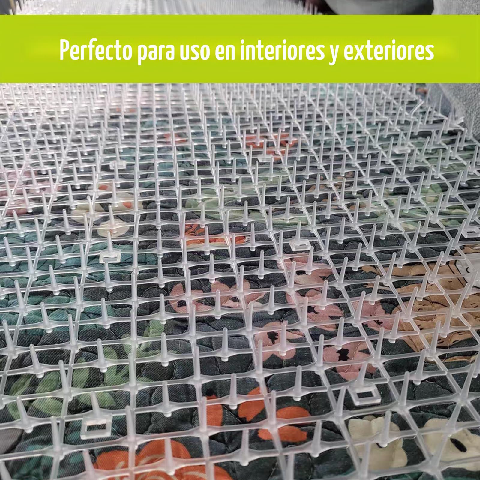 JMIATRY Pinchos Anti Gatos 30x400cm, Repelente Gatos, Alfombrilla Anti Gatos para Interior Exterior Césped Jardín Protección de Plantas