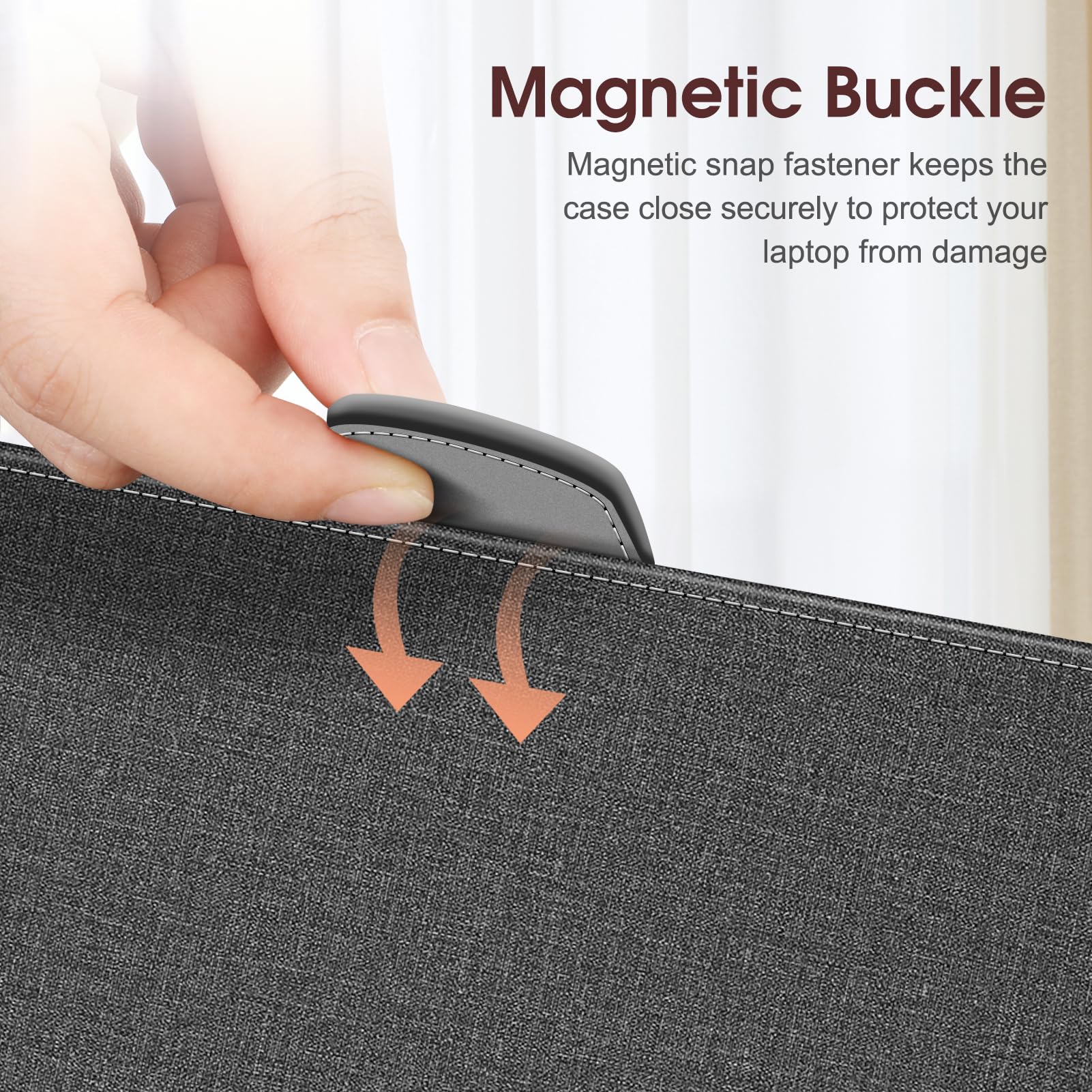 FINTIE Coque Compatible avec MacBook Air 15 Pouces M5 M4 M3 M2 (2026-2023)