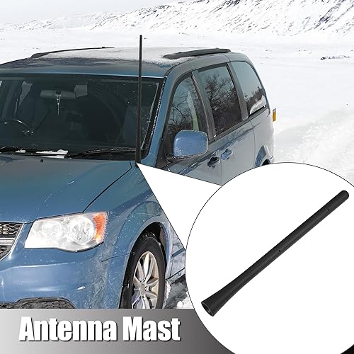 Miniatura 2 de X AUTOHAUX Reemplazo del mástil de la antena de señal de radio AM FM del coche de 6 34 pulgadas para Dodge Grand Caravan 2008-2020 Negro