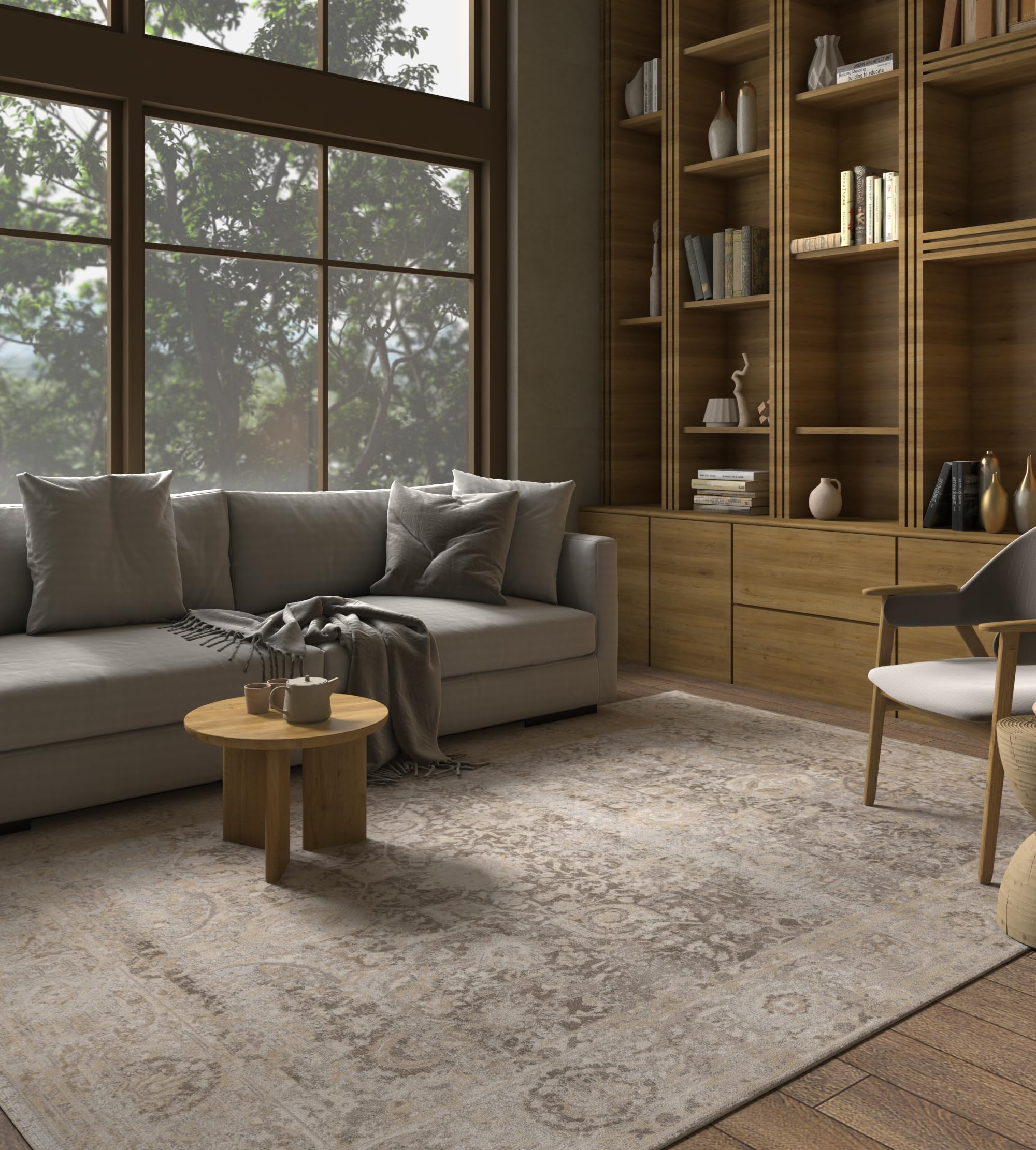 ASTERLANE Rugs for Living Room Bedroom Dining Room Outdoor 6X9 Feet Carpet