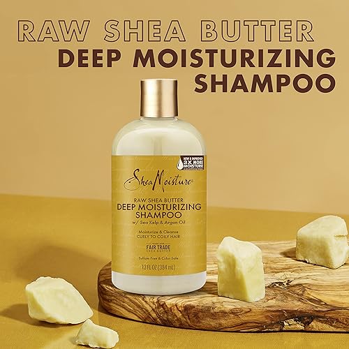 Miniatura 3 de Shea Moisture champú de manteca de karité de 13oz y acondicionador fortalecedor 13oz