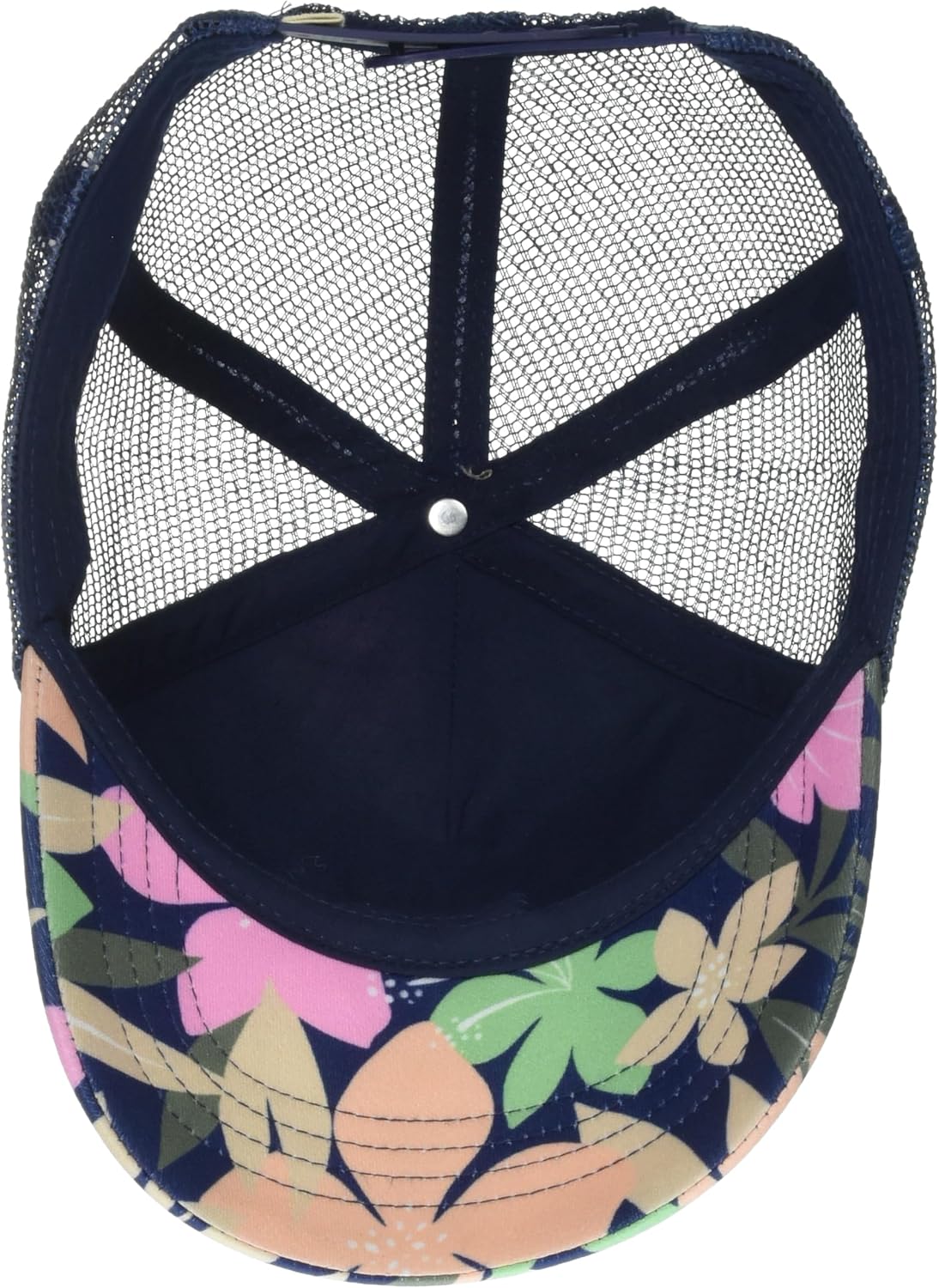 Roxy Girls' Honey Coconut Trucker Hat - Breathable Mesh Snapback, Curved Visor - Image 3