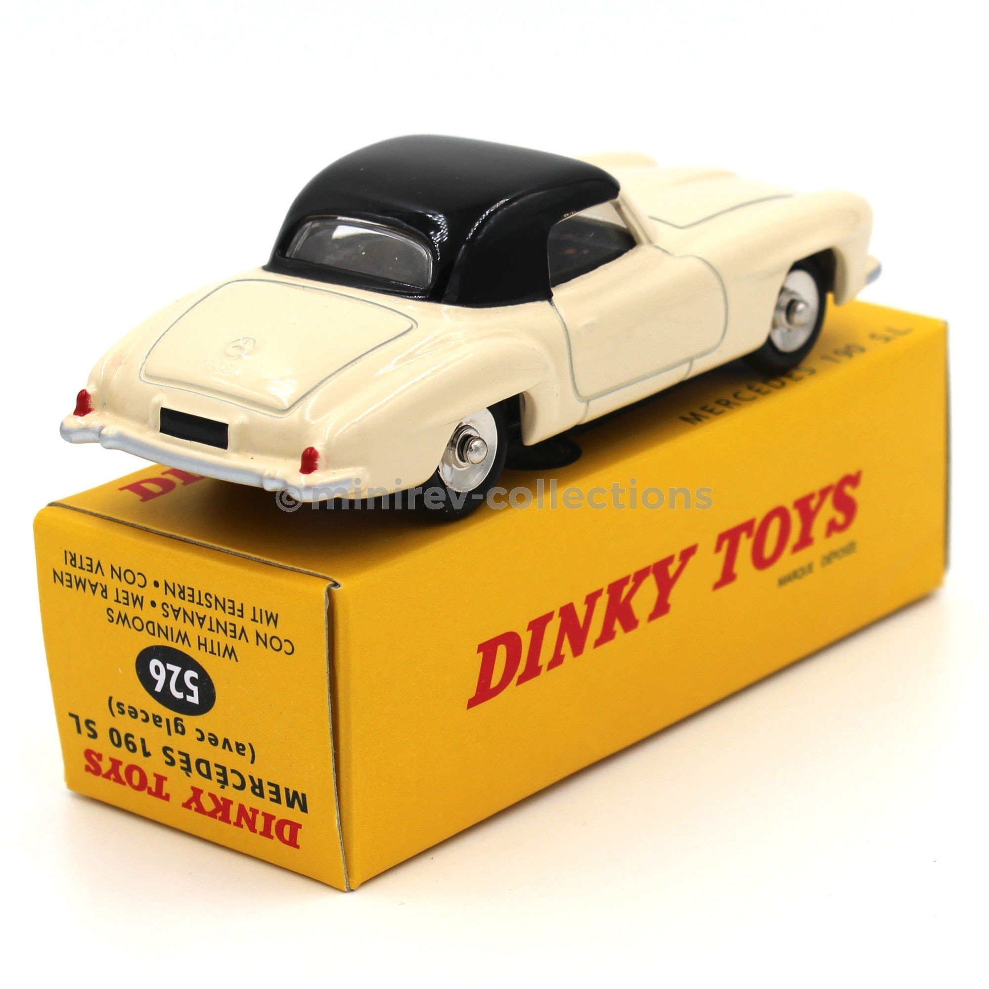 メルセデス ベンツ 190SL - フランス ディンキートイズ #526 Dinky Toys Atlas 526 Mercedes 190SL Cream 1: 43 : Amazon.co.uk