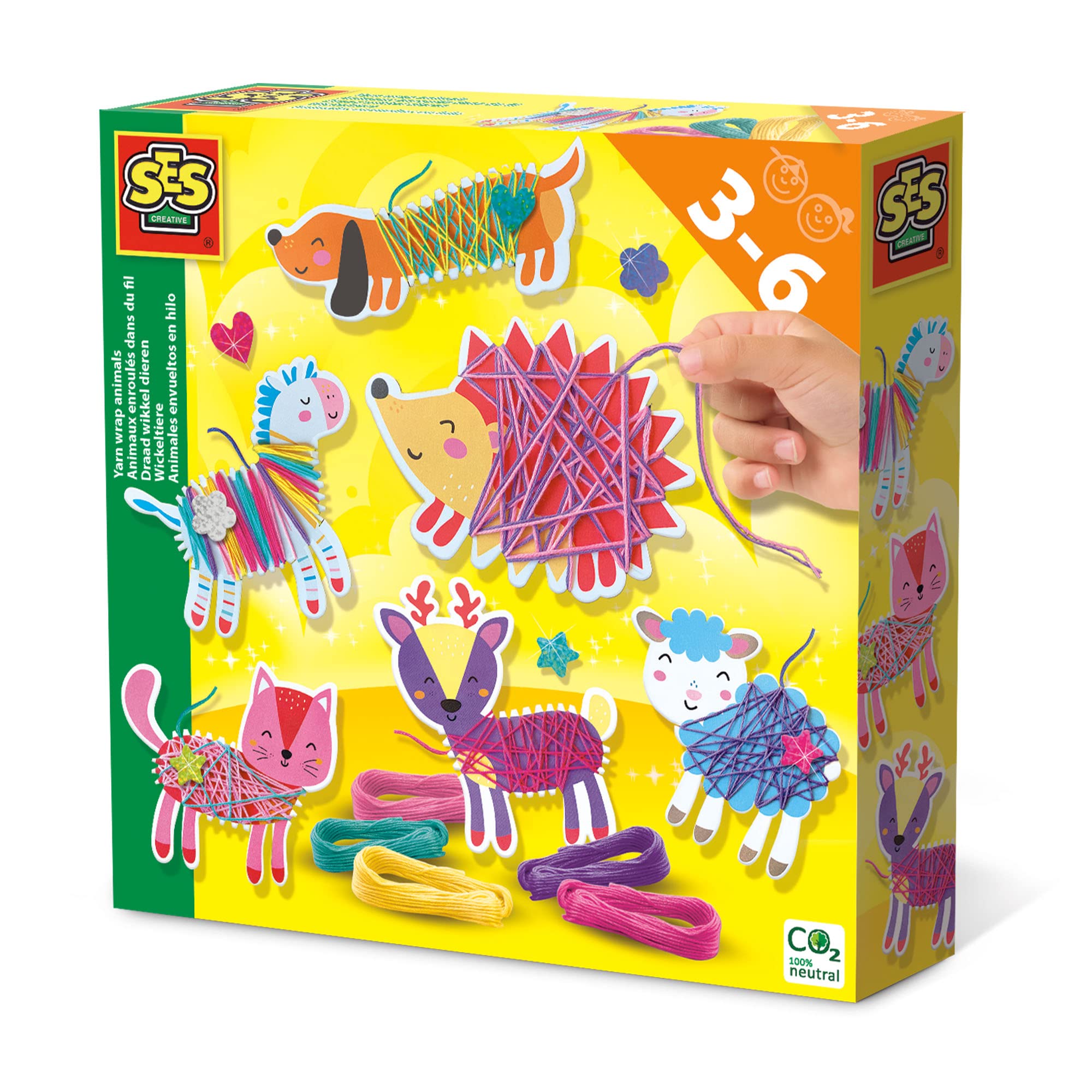 SES Creative 14024 - Yarn wrap Animals