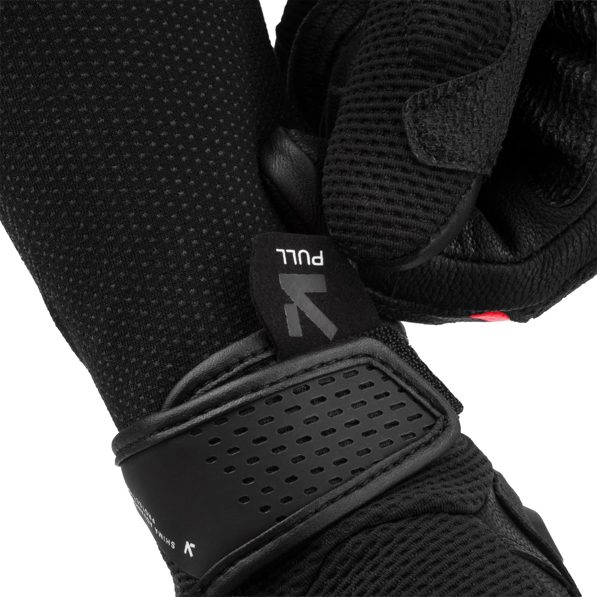 SHIMA Spark 3.0 Rękawice motocyklowe, czarny/czerwony, S