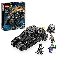 LEGO DC Tumbler di Batman Contro Two-Face e The Joker - Macchina Batmobile Giocattolo