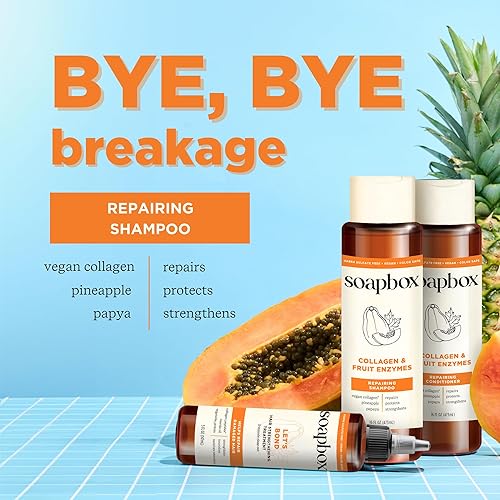 Miniatura 3 de Soapbox Champú y acondicionador de colágeno 16oz Duo Pack