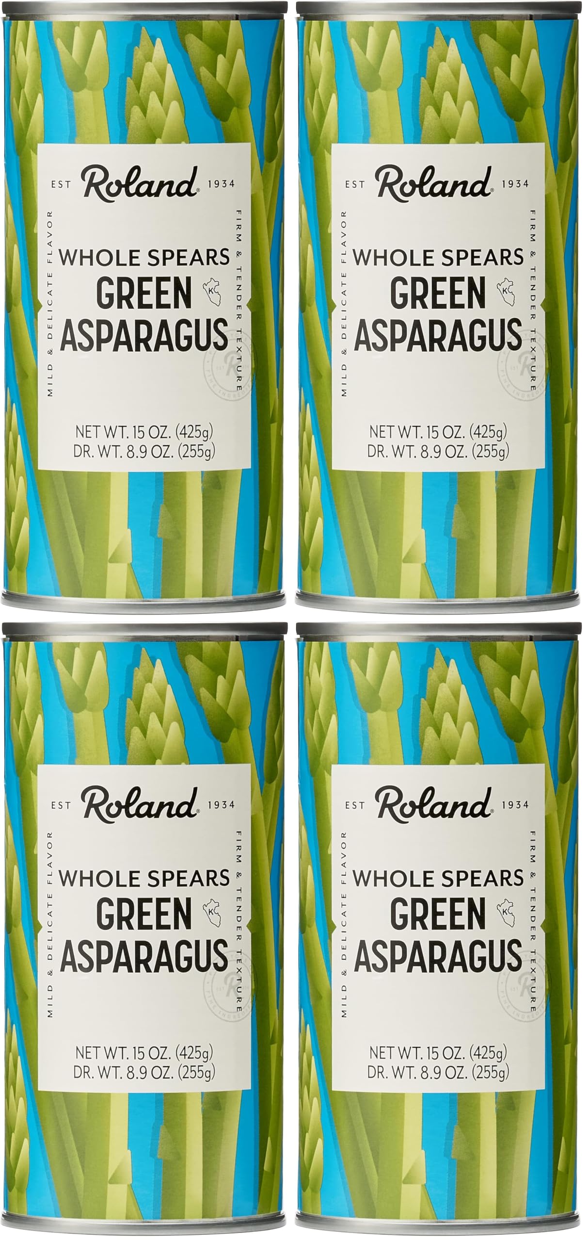 Amazon.com : Roland Foods Whole Green Asparagus Spears, Specialty