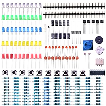 Electrobot Electronics Component Basic Starter Kit with tutorial pdf