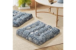 Meditation Floor Pillow Set - Extra Large Lounge Cushions for Sitting, Reading & Relaxation