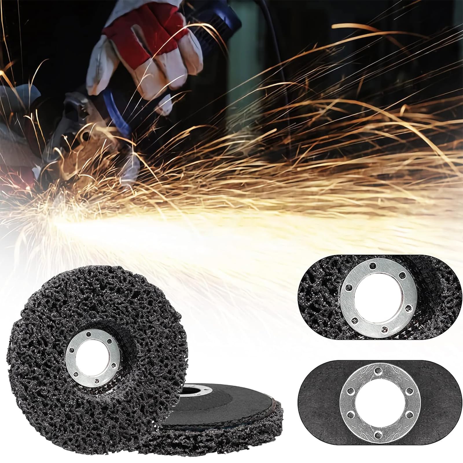 Amazon.co.jp: STEBRUAM クリーニング 研磨 ディスク 115mm 5個