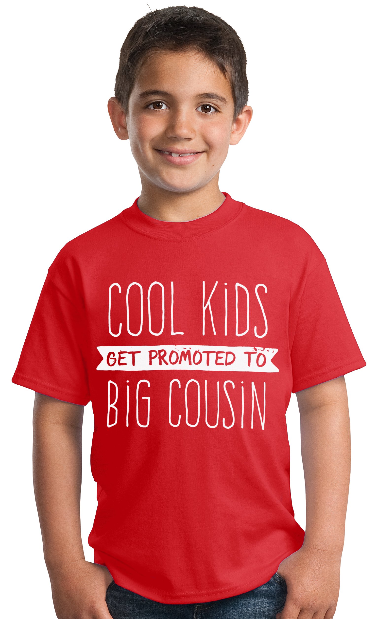 Cool Kids Get Promoted to Big Cousin | New Baby Funny Family Humor Youth T-Shirt