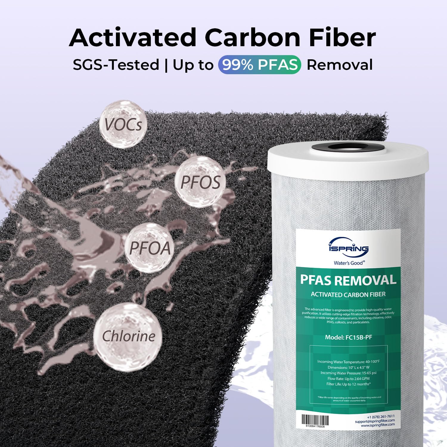 Amazon.com: iSpring F3WGB31BPFKDS Whole House Water Filter