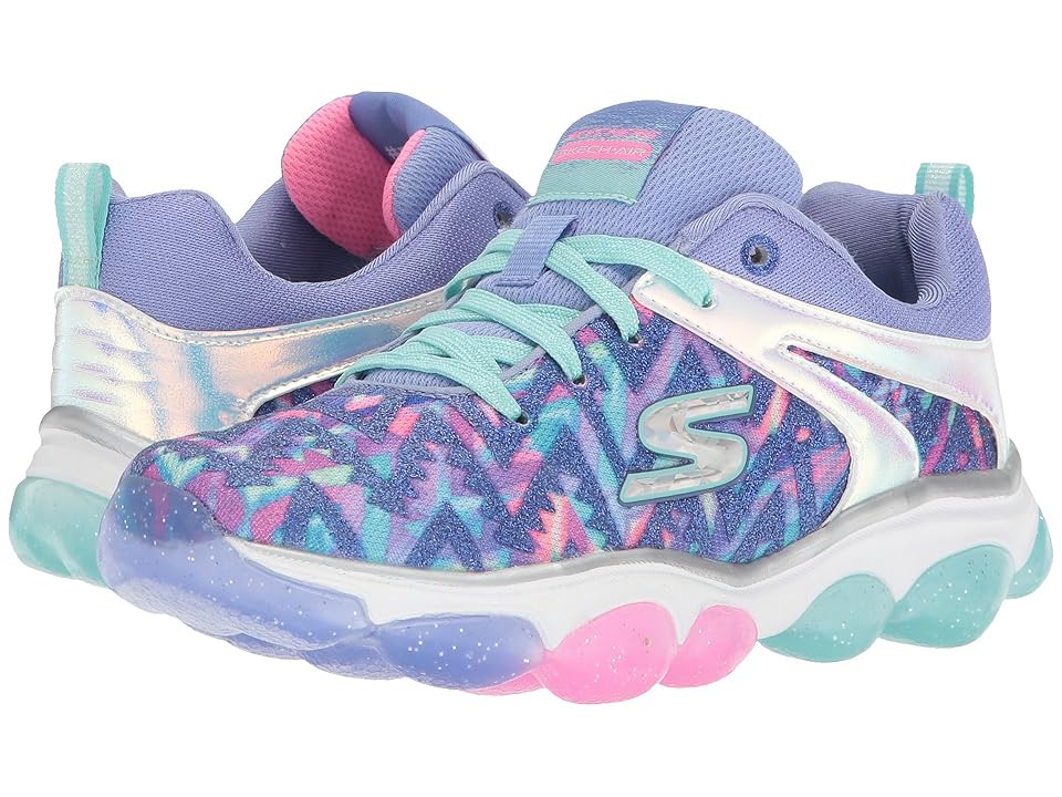 

SKECHERS KIDS Skech - Air Groove 81940L (Little Kid/Big Kid) (Periwinkle/Multi) Girl's Shoes