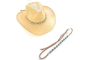 Turquoise Hatband: Adorn Your Cowboy Hat with Rustic Charm