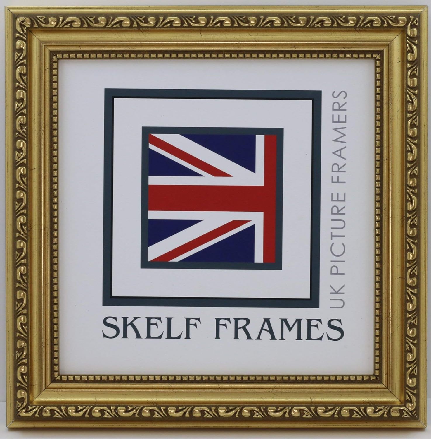 Skelf Frames 6 x 6 Inches Square Picture Photo Frame in Ornate Gold